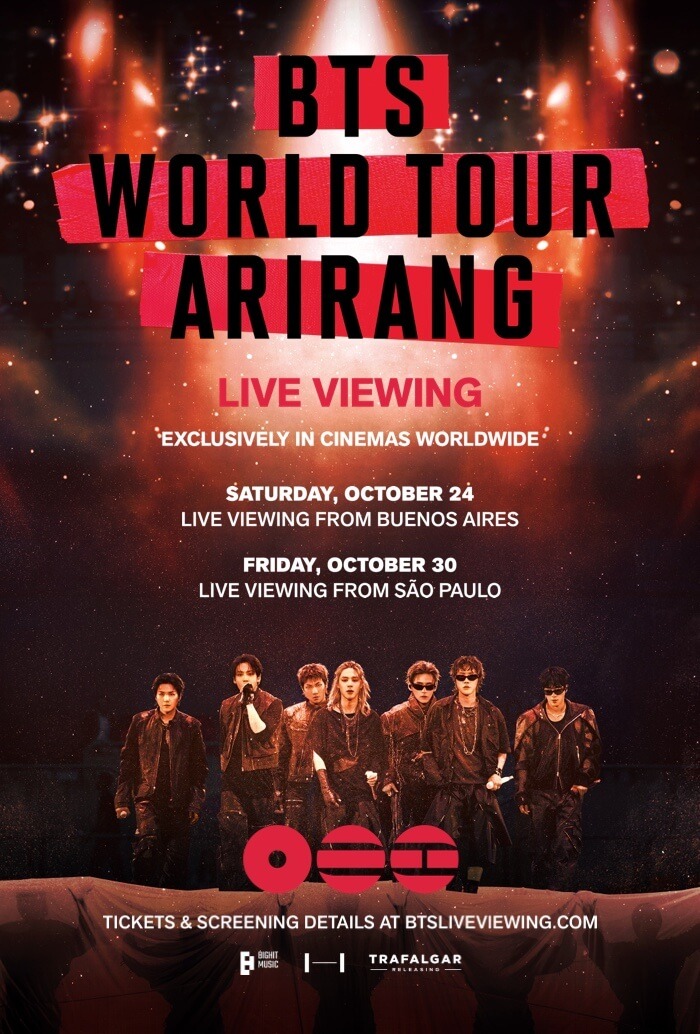 BTS WORLD TOUR ’ARIRANG’ -konserttielokuva 25.10. & 31.10. – Finnkino